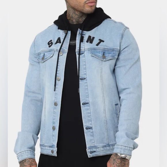SAINT MORTA London Hooded Denim Jacket V2 - Picture 4 of 4